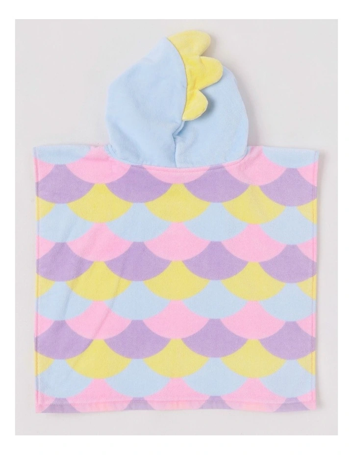 Sprout Hooded Novelty Fish Towel in Rainbow image 3