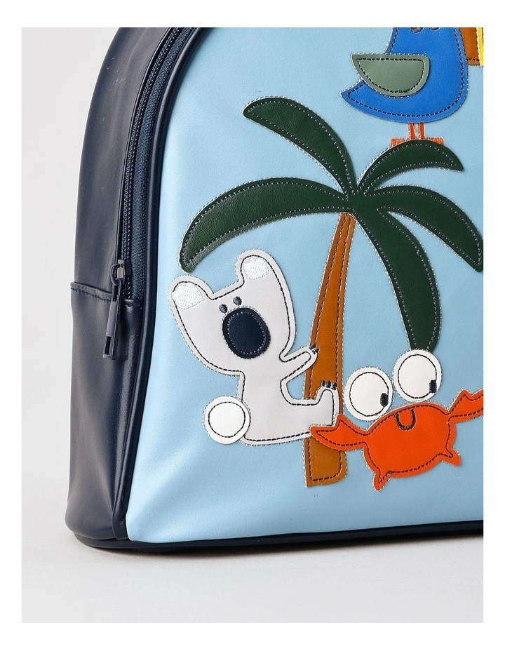 Character Backpack in Blue image 3