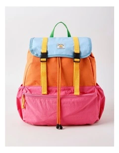 Colourblock Girls Backpack in Pink