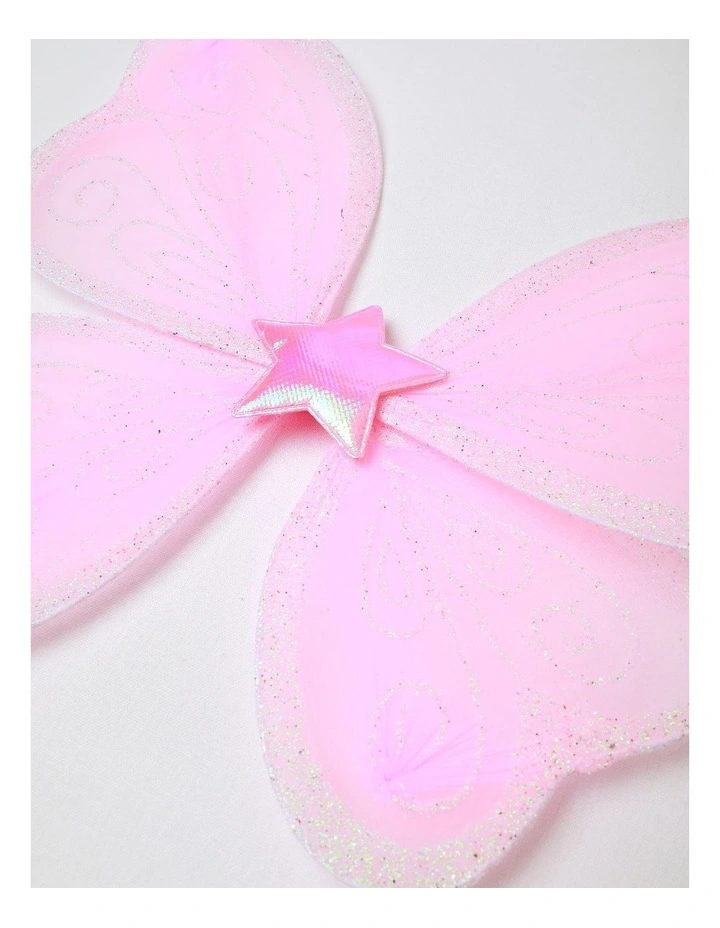 Rainbow Wings and Skirt Set in Pink image 2