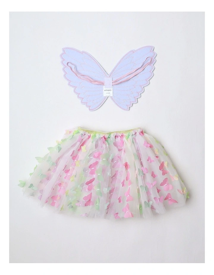 Rainbow Wings and Skirt Set in Rainbow image 3