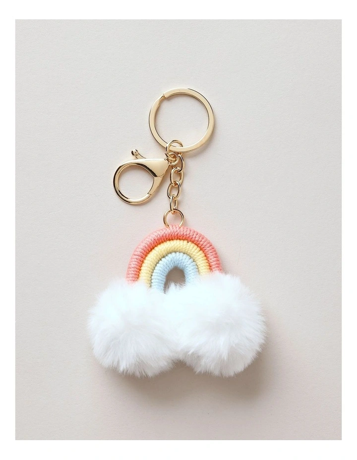 Rainbow Bag Charm in Multi image 1