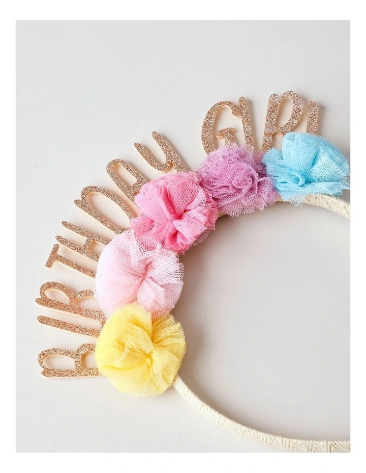 Birthday Headband in Multi image 2