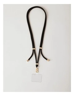 Adjustable Phone Strap in Black
