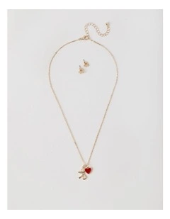 Jewellery Bow Set in Gold
