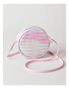 Girls Sequin Crossbody Bag in Multi