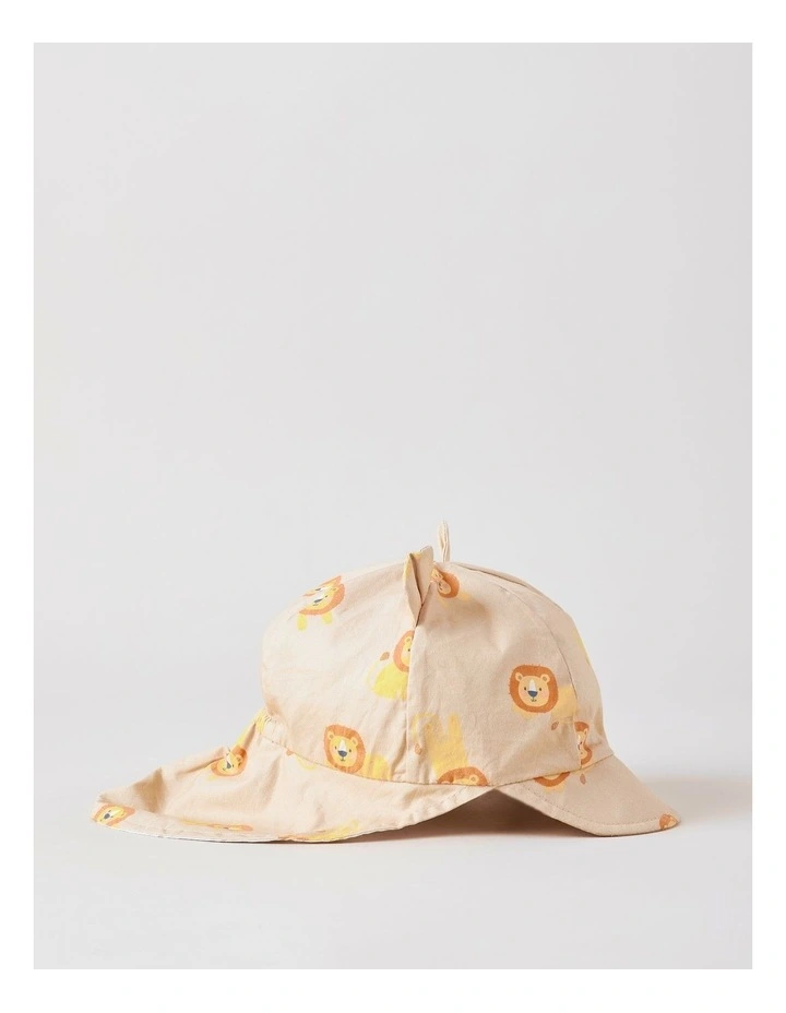 Legionnaires Hat in Lion Print image 2