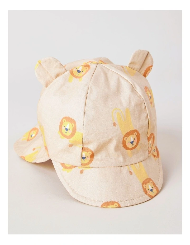Legionnaires Hat in Lion Print image 3