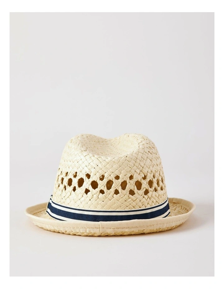 Trilby Plain With Air Vents in Natural image 4