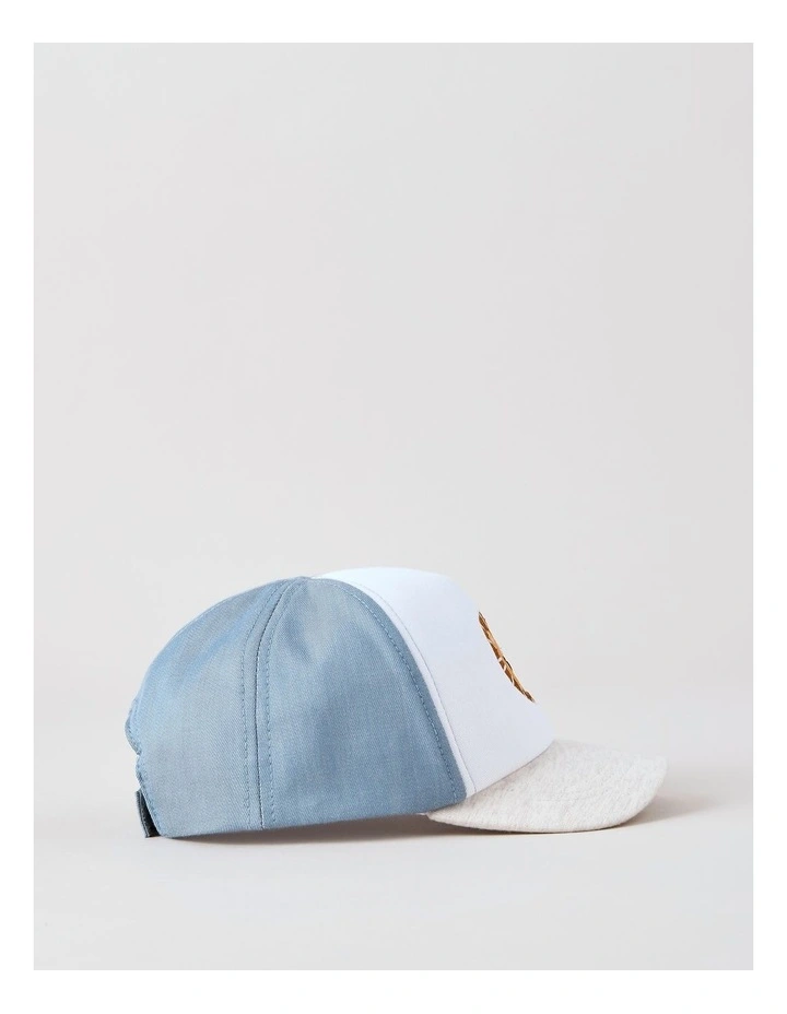 Jersey Colourblock Cap with Lion Motif image 3