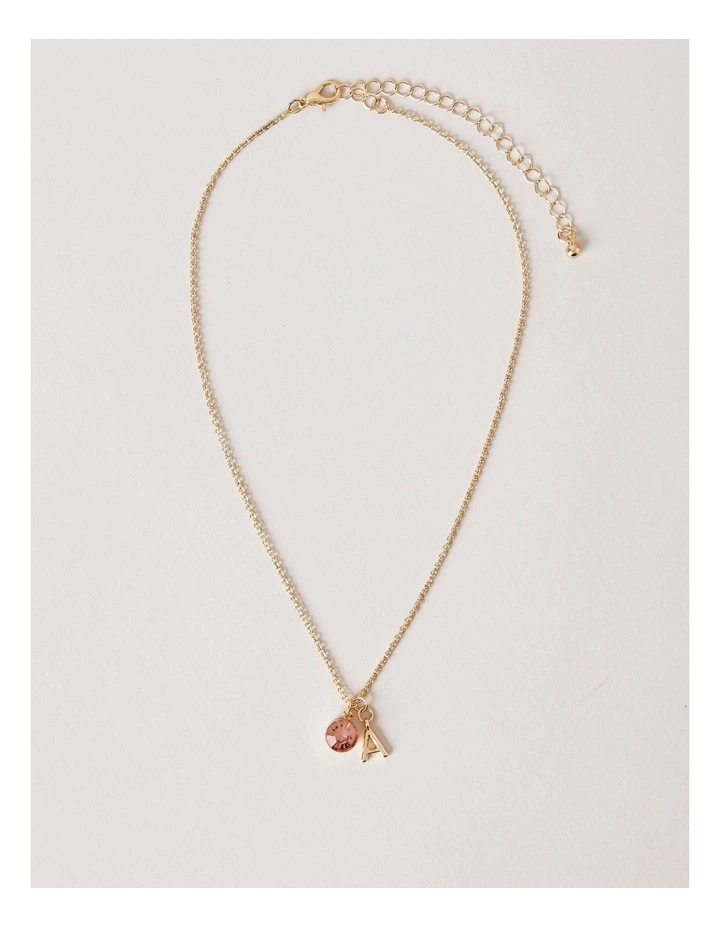 Girls Initial Jewellery in Gold image 1