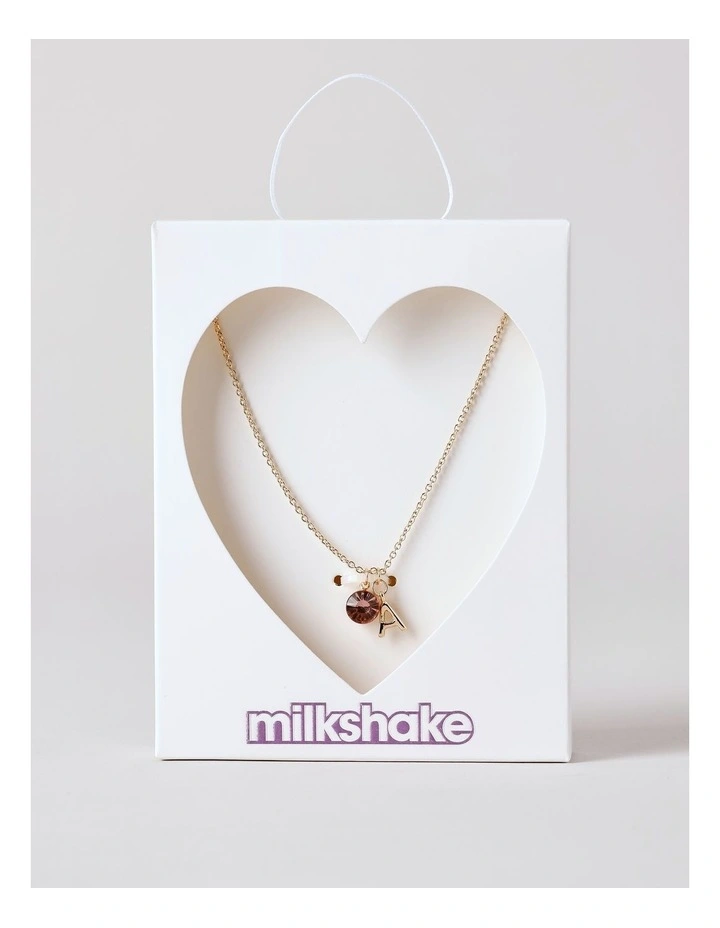 Girls Initial Jewellery in Gold image 4