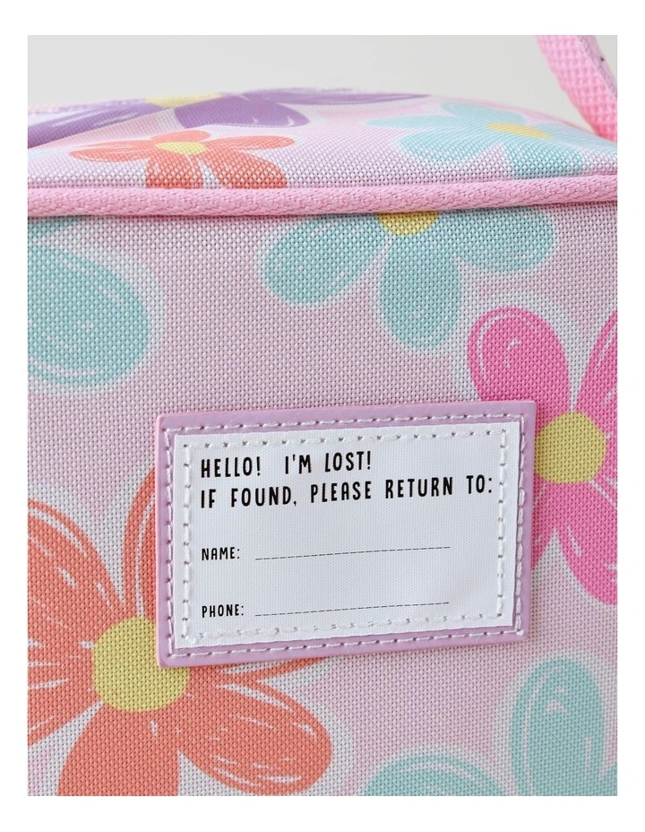 Milkshake Girls Lunch Bag Ditzy Floral in Pink image 4