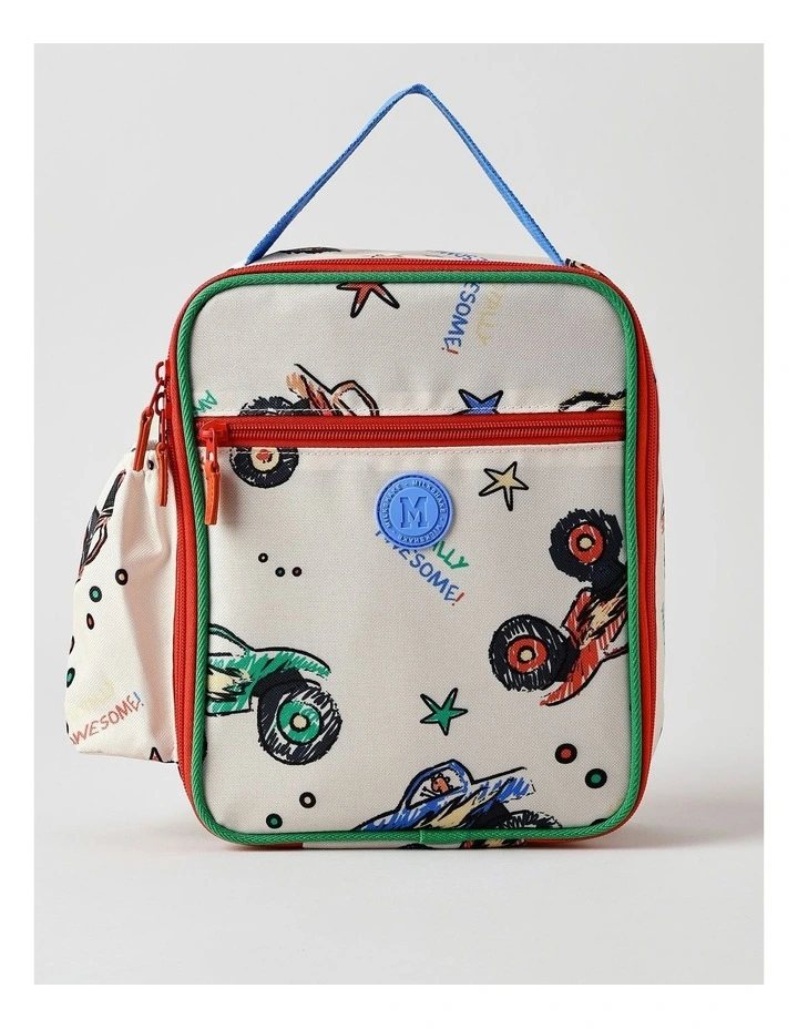 Boys Lunch Bag Monster Truck in Tan image 1