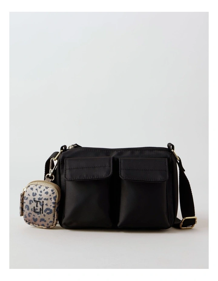 Nylon Cross Body in Black image 1