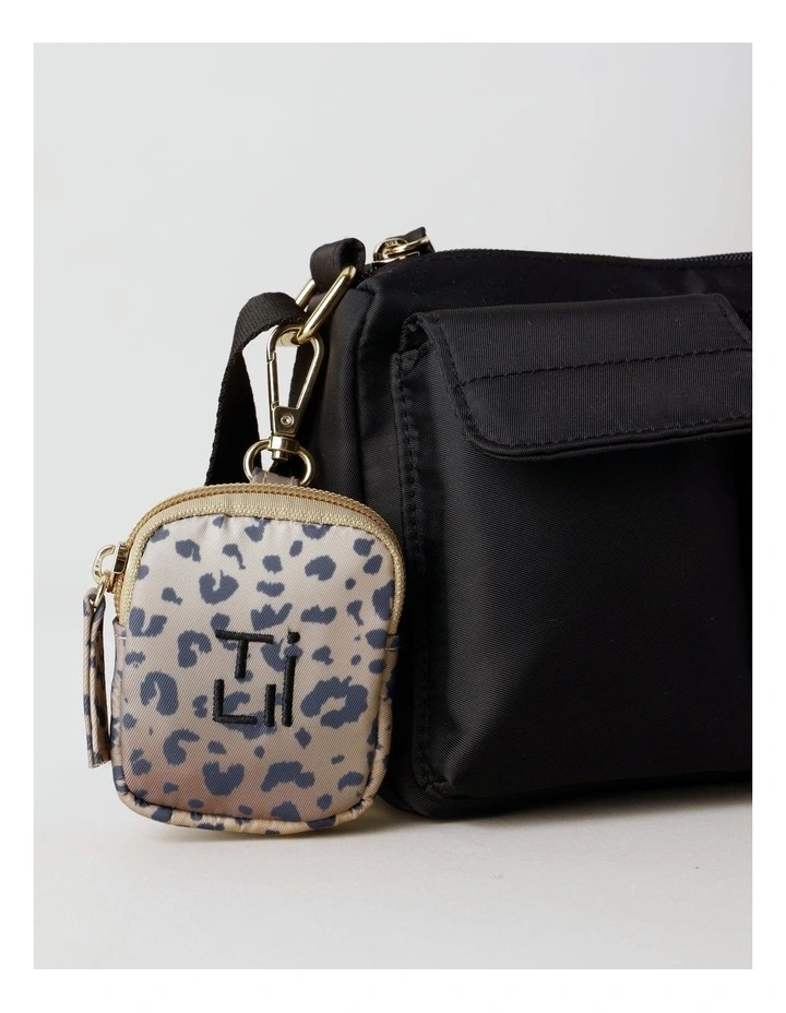 Nylon Cross Body in Black image 2