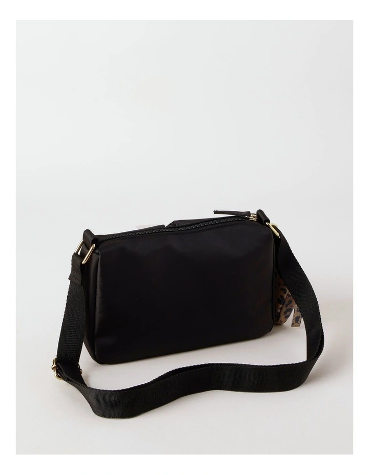 Nylon Cross Body in Black image 3