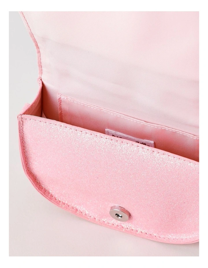 Crossbody Bag with 3D Rosettes in Pink image 4