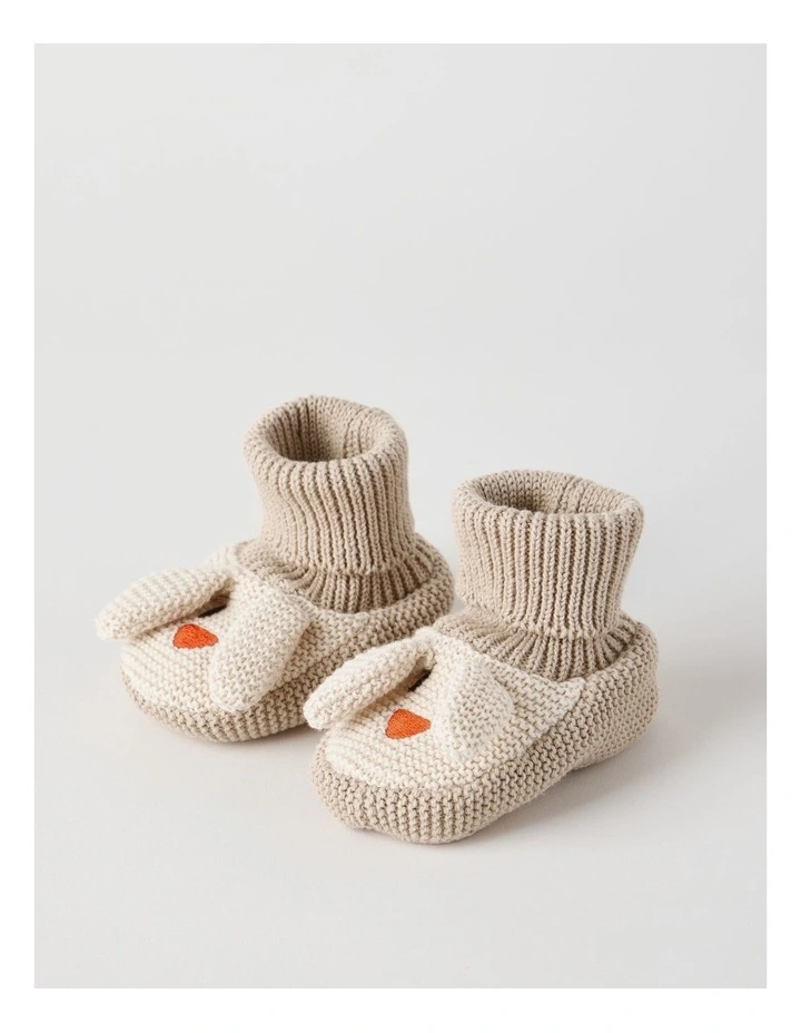 Bunny Novelty Beanie in Light Brown image 1