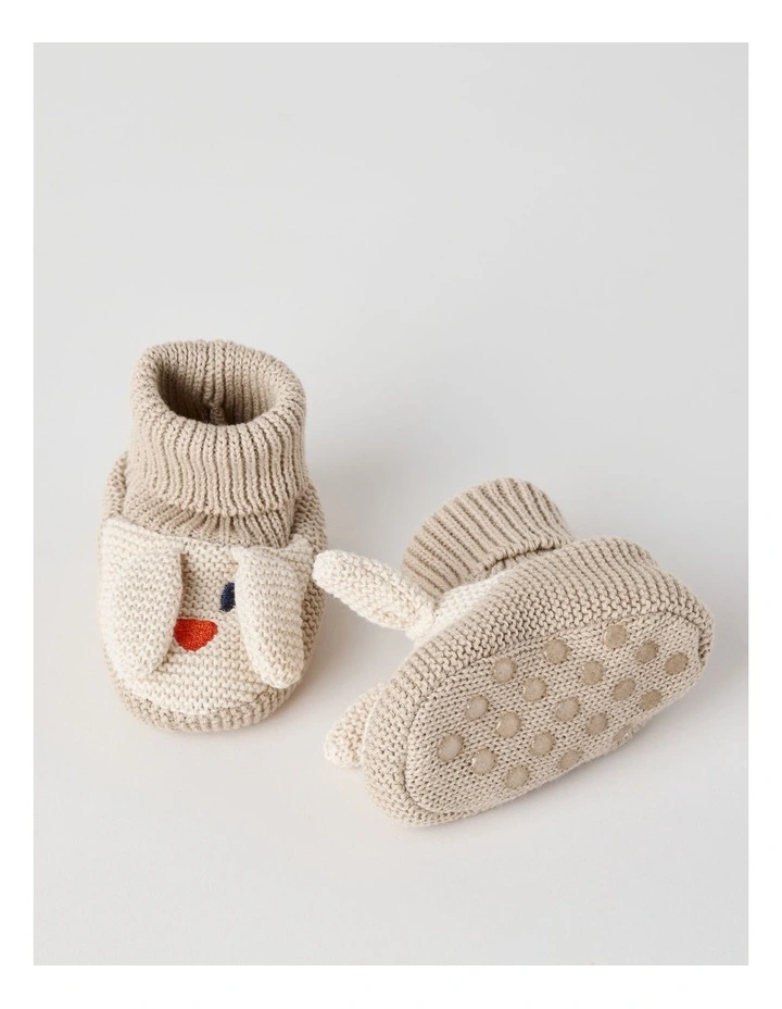 Bunny Novelty Beanie in Light Brown image 2