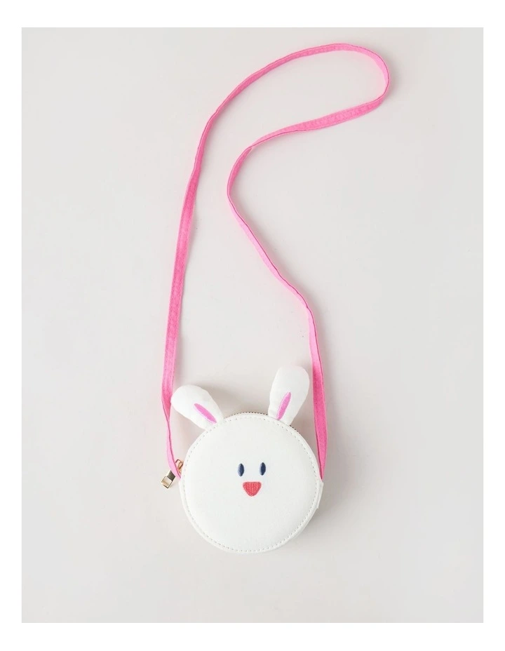 Bunny Crossbody Bag in White image 1