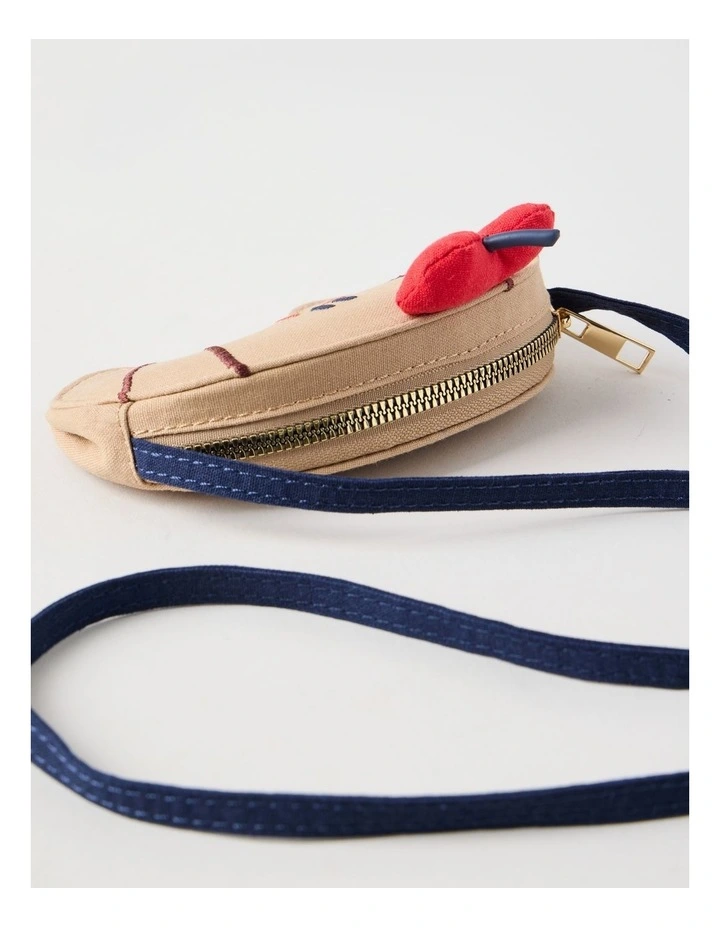 Croissant Crossbody Bag in Brown image 3