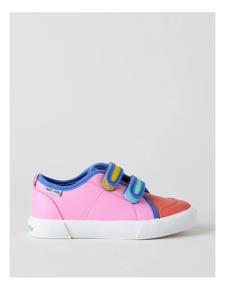 Colour blocked Play Sneakers in Pink image 1