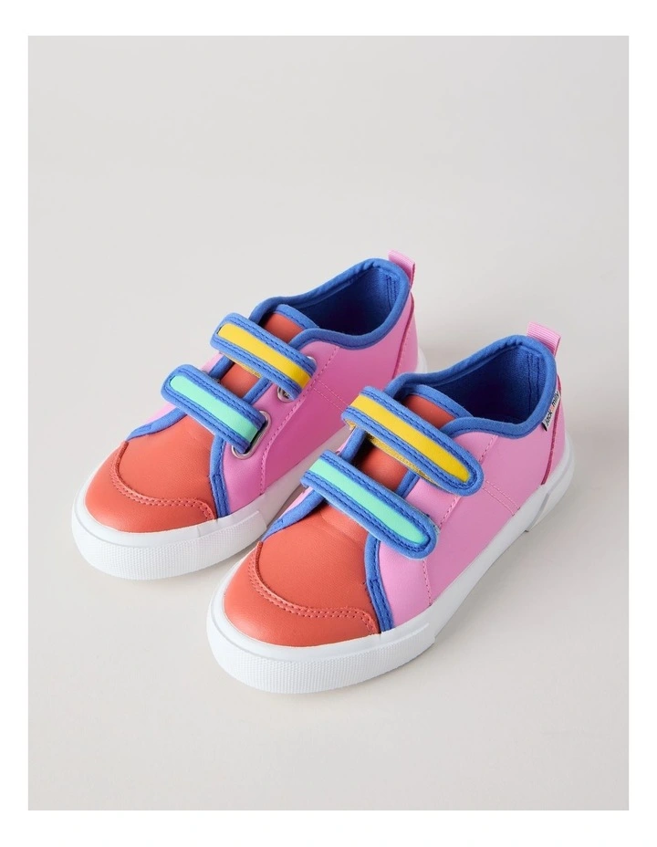 Colour blocked Play Sneakers in Pink image 2