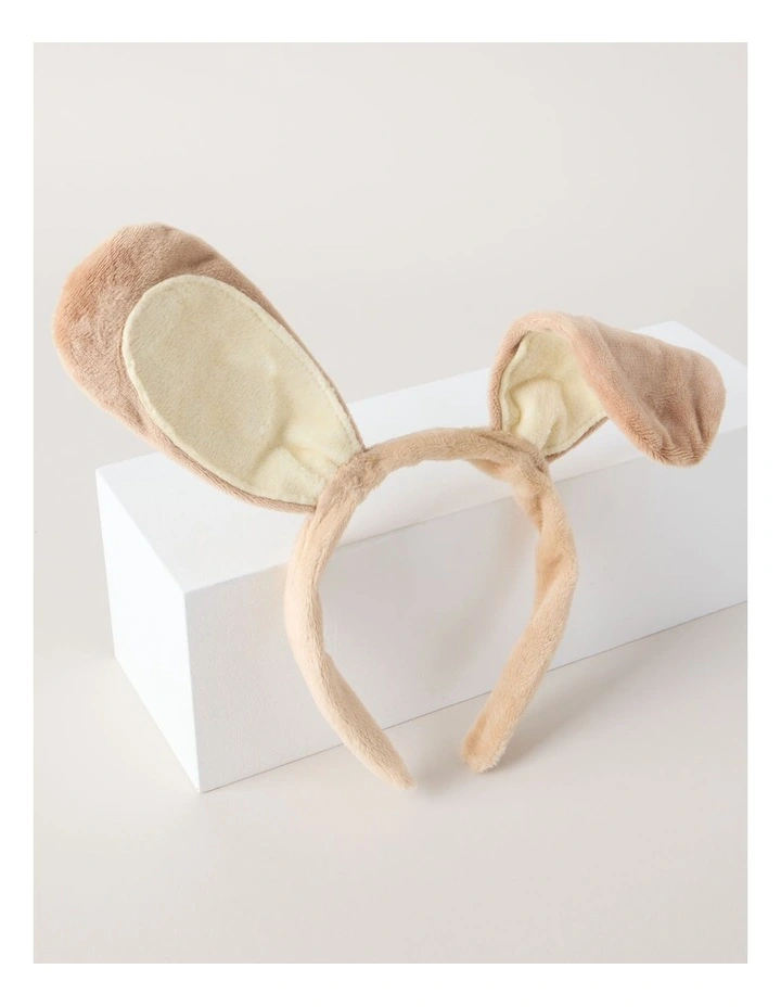 Bunny Headband in Cream image 2
