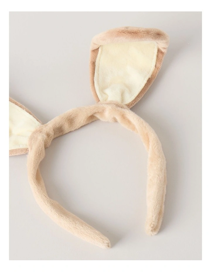 Bunny Headband in Cream image 3