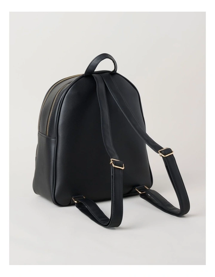 Backpack With Bag Charm in Light Blue image 2