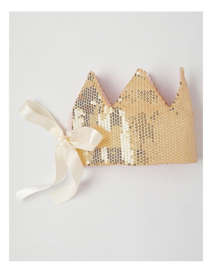 Sequin Crown and Cape Costume Set in Pink image 5