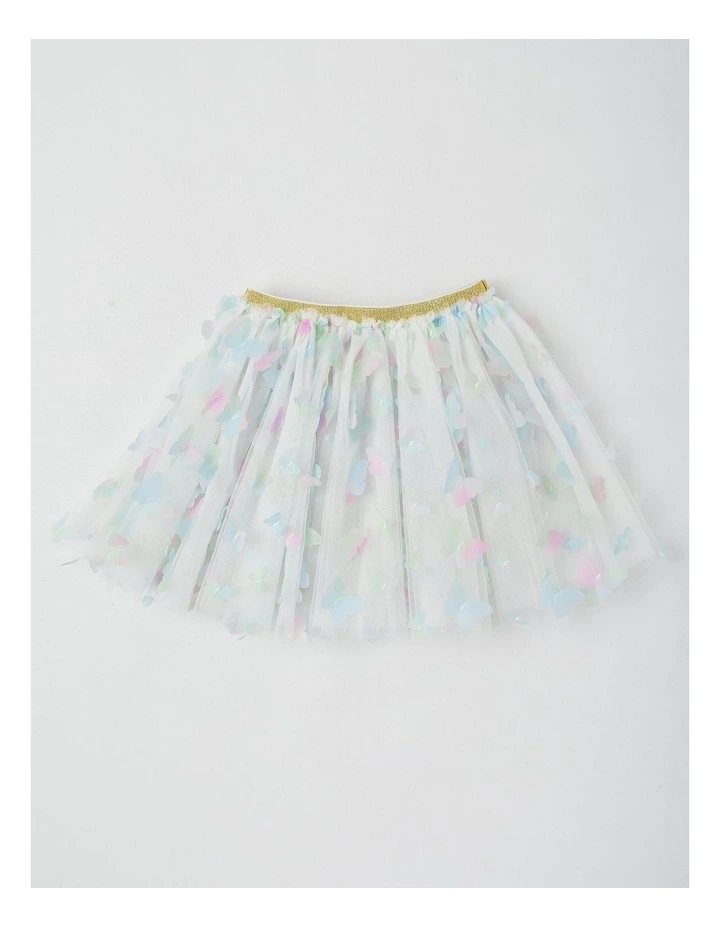 Butterfly Wings, Headband & Tutu Costume Set in Multi image 4