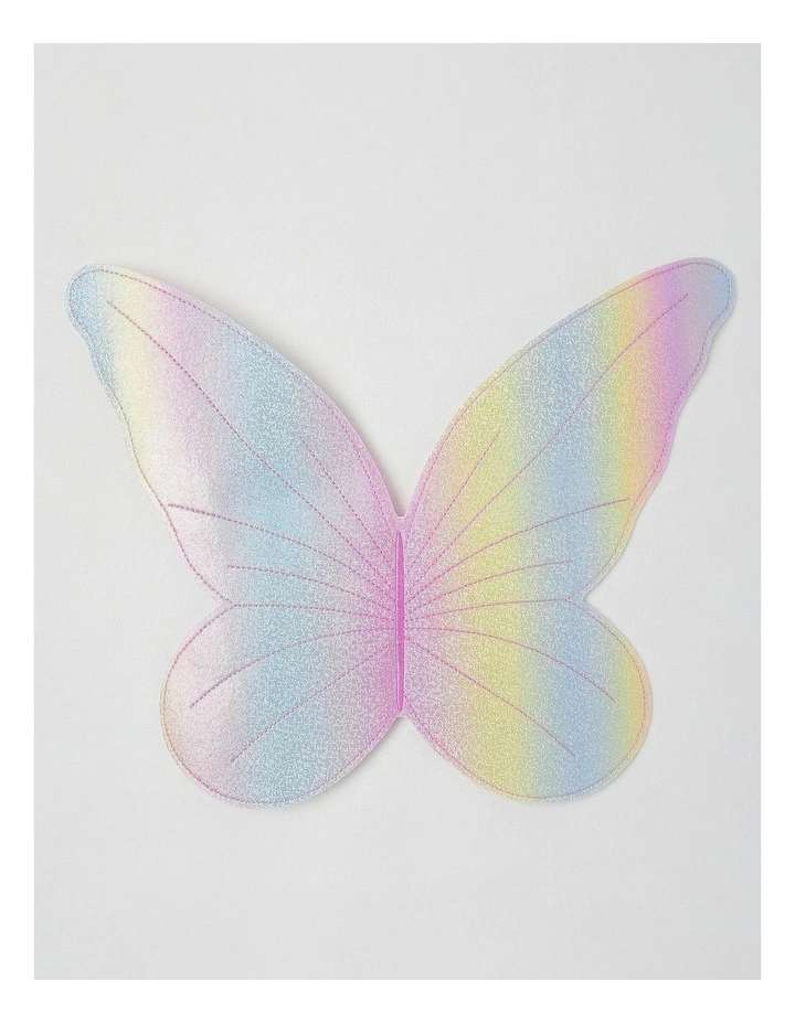 Butterfly Wings, Headband & Tutu Costume Set in Multi image 5