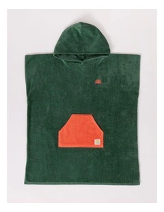 Hooded Towel in Green