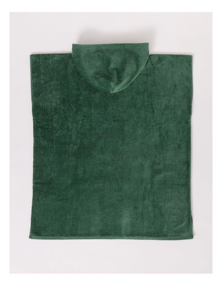 Hooded Towel in Green image 4