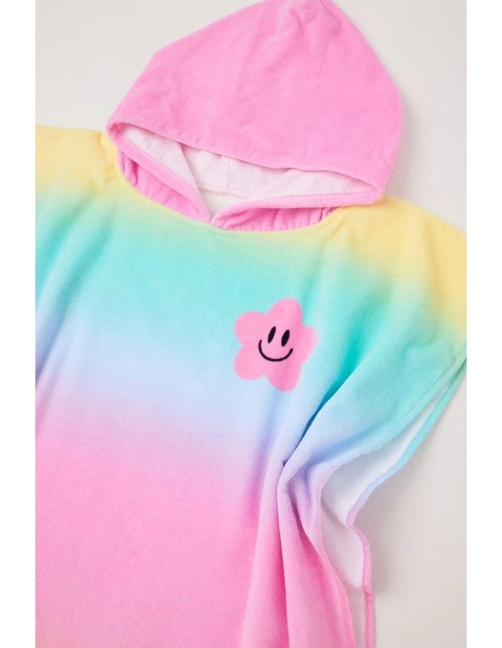Hooded Towel in Rainbow image 2