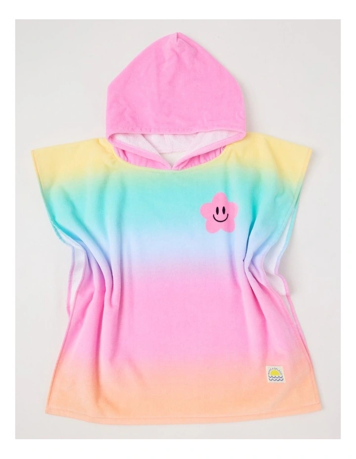 Hooded Towel in Rainbow image 3