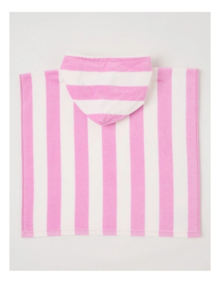 Strawberry Hooded Towel in Pink image 3