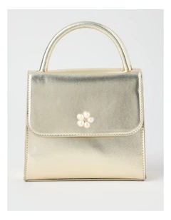 Embellished Cross Body Bag in Gold
