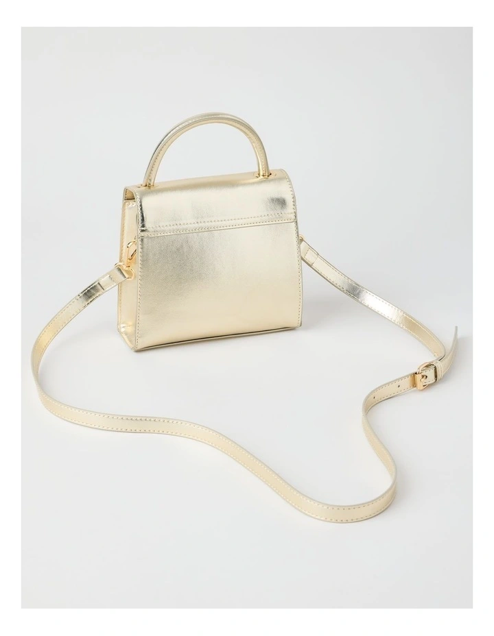 Embellished Cross Body Bag in Gold image 3