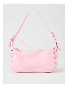Shoulder Bag with Bow in Pink