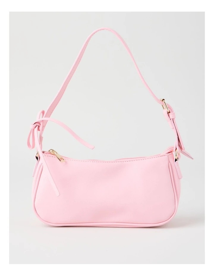 Shoulder Bag with Bow in Pink image 1