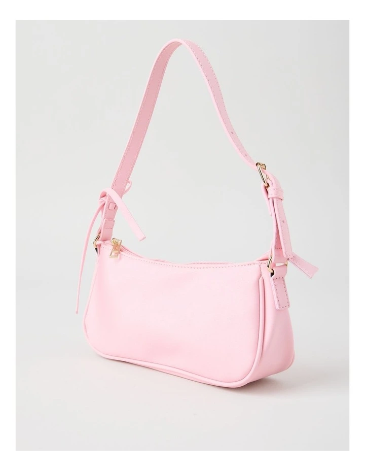 Shoulder Bag with Bow in Pink image 4