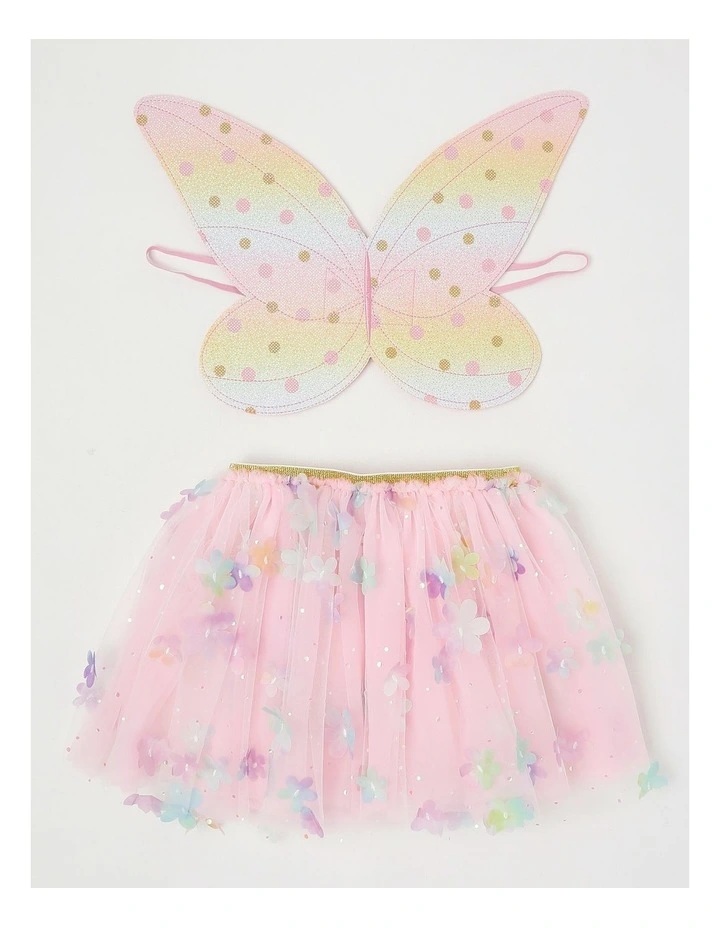 Tutu and Wing Set in Pink image 1