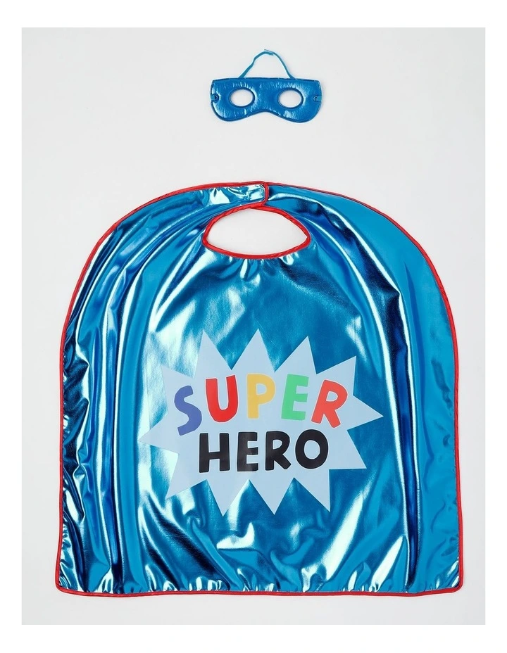 Super Hero Cape and Mask Set image 1