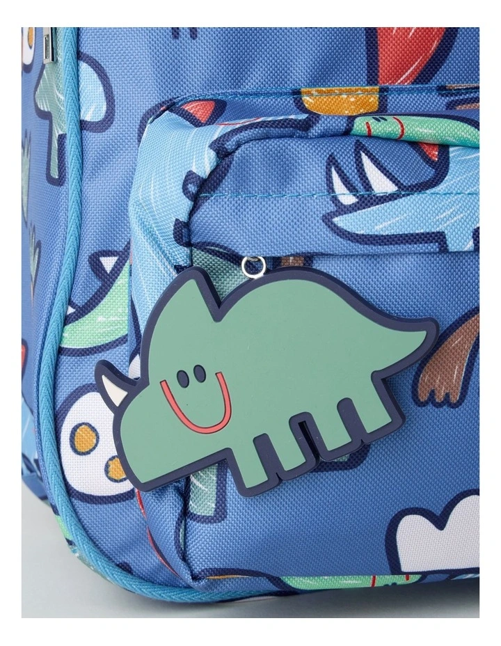 Dino Backpack in Blue image 3