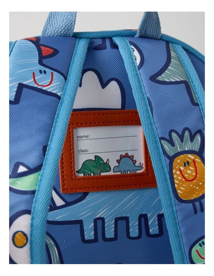 Dino Backpack in Blue image 5