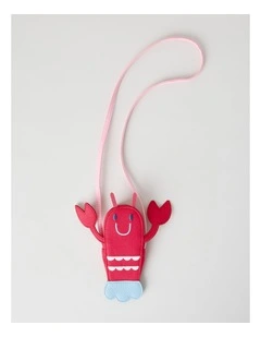 Lobster Cross Body Bag in Red