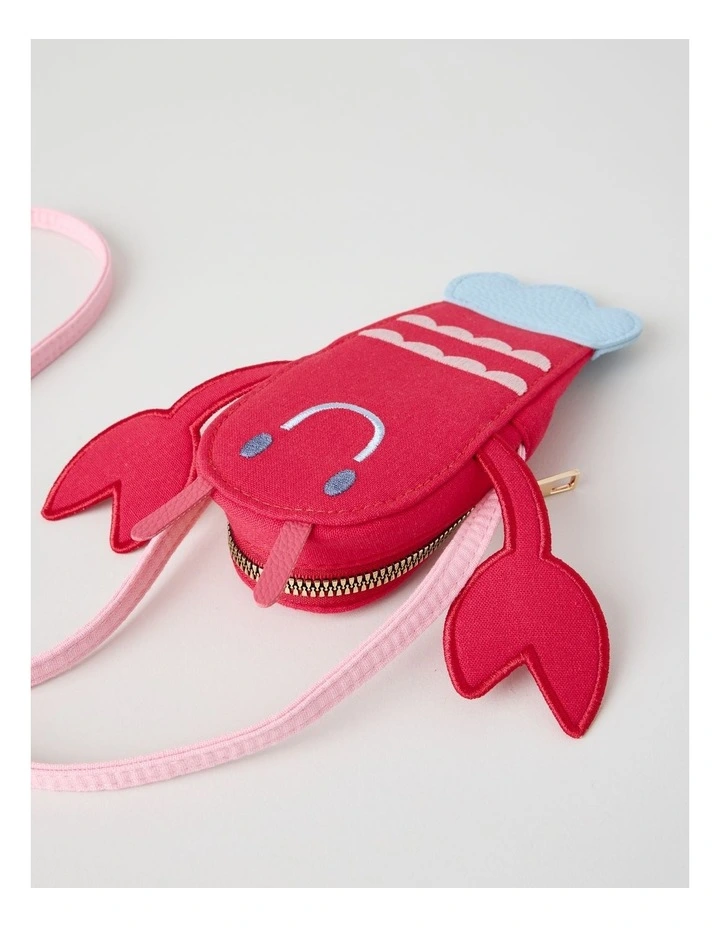 Lobster Cross Body Bag in Red image 2